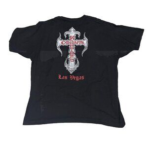 Counts Kustoms T-shirt Las Vegas NV Black XXL Graphic Print Skull Cross
